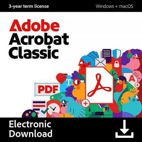 Acrobat Pro 2024 (Classic) for teams MP ML (+CZ) Government Term License (Set up as 36 month) 1 User, Level 1, 1-9