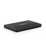 GEMBIRD externí box pro 2.5" zařízení, USB 3.0, broušený hliník, černá