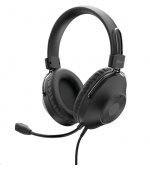 TRUST sluchátka s mikrofonem HS-250 Over-Ear USB Headset
