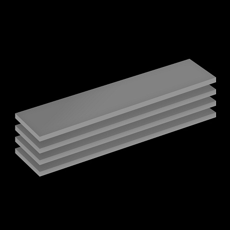 ARCTIC Thermal pad TP-4 (120x20mm, 1.5mm - 4 Pack) - prémiová teplovodivá podložka pod chladič balen