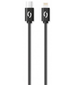 ALIGATOR Datový kabel POWER 3A, USB-C/lightning černý