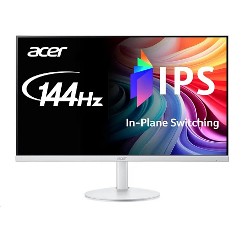 ACER LCD SA273P1wmix,27" FHD IPS LED,144Hz,250nits,178/178,1ms,VGA,HDMI,Audio,Repro,VESA,White