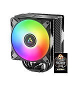 AKCE!!! - ARCTIC Freezer 36 SI A-RGB (Black) – Black CPU Cooler for Intel and AMD