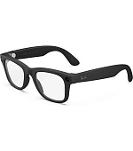Meta Ray-Ban Gen2 Wayfarer, Matte Black, Clear/Grey Transitions (Large)