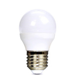 Solight LED žárovka, miniglobe, 6W, E27, 6000K, 510lm