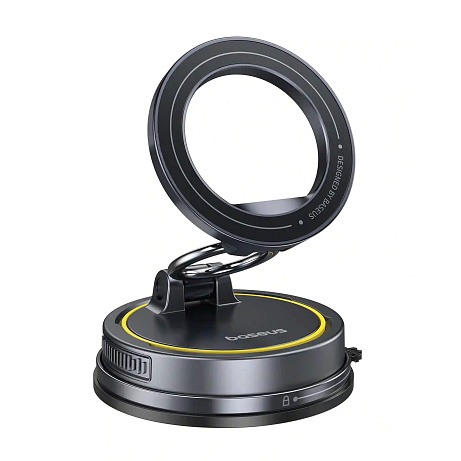 Baseus VC2 Flex Suction Cup Magnetický Držák do Auta Cosmic Black