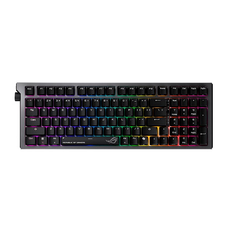 ASUS klávesnice ROG Strix Morph 96 WL, Mechanická, Bezdrátová, US, černá