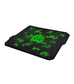 C-TECH herní podložka pod myš ANTHEA CYBER GREEN, 320x270x4mm, obšité okraje