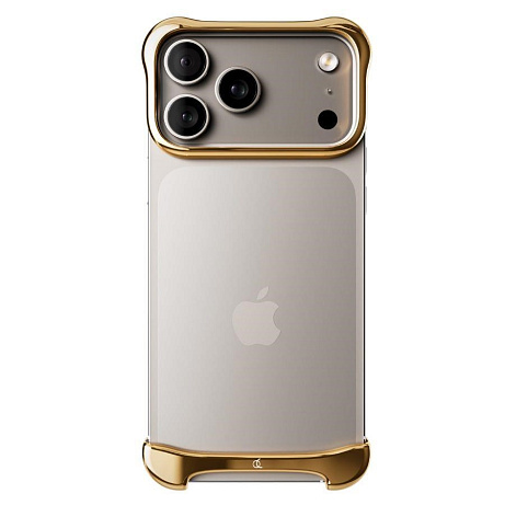 Arc Pulse - hliníkový ochranný rám na iPhone 18 Pro, zlatý