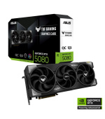 ASUS VGA NVIDIA GeForce RTX 5080 TUF GAMING 16GB OC, 16GB GDDR7, 3xDP, 2xHDMI