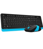 A4tech FG1010 FSTYLER set bezdr. klávesnice + myši, modrá barva