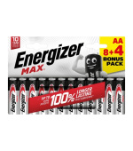 Energizer LR6/12 Max AA 8+4 zdarma