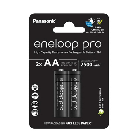 PANASONIC Eneloop pro Recharged AA / 2500mAh (Blistr 2ks)