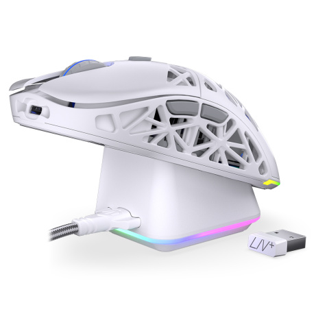 Endorfy myš LIV Plus Onyx White Wireless
