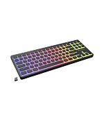 Bezdrátová herní klávesnice Genesis THOR 430 TKL/USB+BT/US/Černá