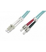 Optický patch kabel duplex LC-ST 50/125 MM 5m OM3