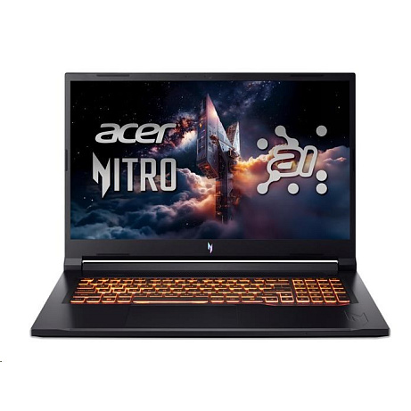 ACER NTB Nitro V 17 AI (ANV17-41-R1YM),Ryzen 7 260,17.3"FHD,16GB,512GB SSD,RTX 5050,Linux,Black