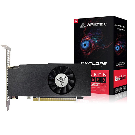 ARKTEK VGA AMD Radeon RX 550 8GB, RX 550, 8GB GDDR5, 1xDP, 1xHDMI