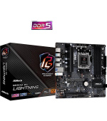 ASRock MB Sc AM5 B650M PG LIGHTNING, AMD B650, 4xDDR5, 1xDP, 1xHDMI, mATX