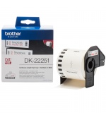 Brother DK-22251 - černá a červená na bílé, 62mm