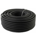 Chránička na kabel (husí krk) 13mm s podélným řezem, balení 100m