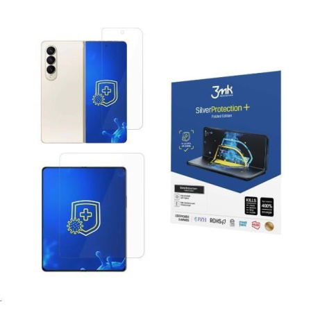 3mk ochranná folie SilverProtection+ Folded Edition pro Samsung Galaxy Z Flip 3 5G (vnější + vnitřní)