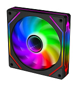 EVOLVEO 120UX, ventilátor, 120mm, 4pin PWM, ARGB, černý