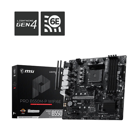 MSI PRO B550M-P WIFI6E/AM4/mATX