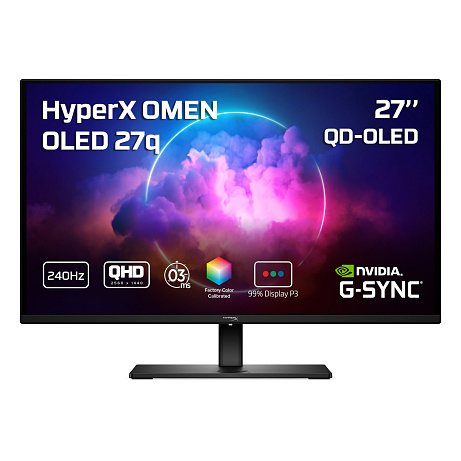 HyperX OMEN/27q/27,6"/QD-OLED/QHD/240Hz/0,03ms/Černá/3R