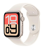 Apple Watch SE 3 GPS 44mm Starlight Aluminium Case with Starlight Sport Band - S/M