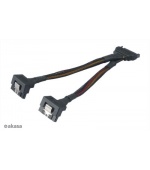 SATA napájecí rozdvojka Sata(M) na 2xSata(F) 15 cm