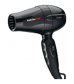 BaByliss PRO BAB5510E mini fén, 1200 W, duální napětí, difuzér, koncentrátor, černý