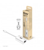 Club3D Adaptér aktivní USB 3.2 typ C na LAN (Gigabit Ethernet - 1Gb), 20cm
