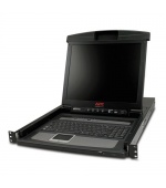 APC 17" Rack LCD Console with Integrated 8 Port Analog KVM Switch