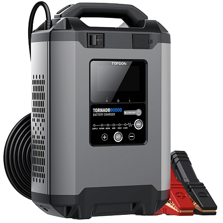 TOPDON Nabíječka autobaterie Tornado 90000/Příkon 1600W max/20-2800Ah/Pro 12V a 24V/5-90A/11-31V