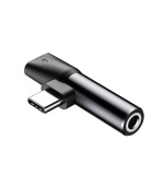 Baseus CATL41-01 Rozbočovač USB-C/3.5mm Jack Black