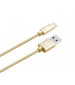 ALIGATOR PREMIUM 2A kabel, Lightning 2m, zlatý