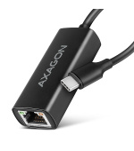 AXAGON ADE-ARC, USB-C 3.2 Gen 1 - Gigabit Ethernet síťová karta, Realtek 8153, auto instal