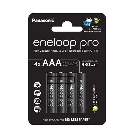 PANASONIC Eneloop pro Recharged AAA / 930mAh (Blistr 4ks)