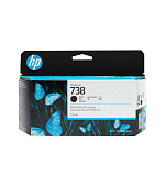 BAZAR - HP 738 130-ml Black DesignJet Ink Cartridge - Poškozený obal (Komplet)