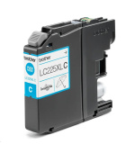 BROTHER INK LC-225XLC azurový inkoust (až 1200 stran A4 dle ISO 24711)