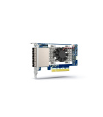 QNAP 4-port miniSAS HD host bus adapter, Broadcom Aero SAS3816, PCIe 4.0 x 8 for TL SAS JBOD series