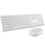 DELL Pro Wireless Keyboard and Mouse - KM5221W - Czech/Slovak (QWERTZ) - White