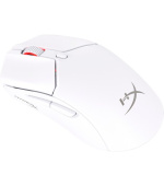 HyperX Pulsefire Haste 2 Mini/Herní/Optická/Pro praváky/26 000 DPI/Drátové/Bezdrátové/Bílá