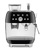 Smeg EGF03BLEU Retro Style pákový kávovar, černý, integrovaný mlýnek, 20 bar, 2,4 l, 1650 W