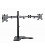 CONNECT IT TwinArm stolní držák na 2 monitory, ČERNÝ