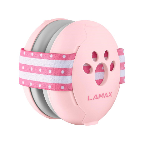 LAMAX BabyMuffs1 Pink - protihluková dětská sluchátka