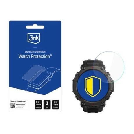 3mk hybridní sklo Watch Protection FlexibleGlass pro Amazfit T-Rex 3 Pro 44mm