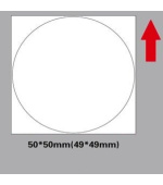Niimbot štítky R 50x50mm 150ks Round pro B21, B21S, B3S, B1