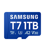Samsung T7/Micro SDXC/1TB/UHS-I U3 / Class 10/Modrá